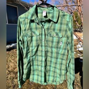 Stio Plaid Button Down Size Small